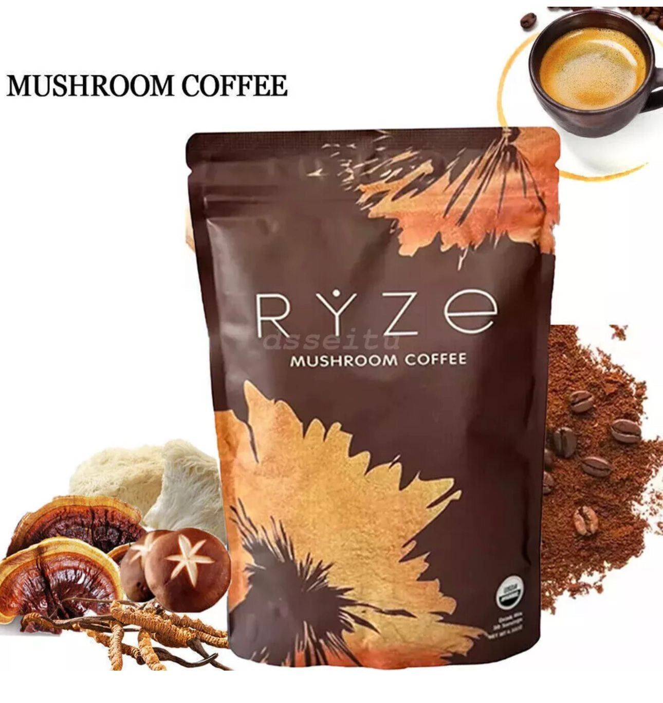Mushroom coffee