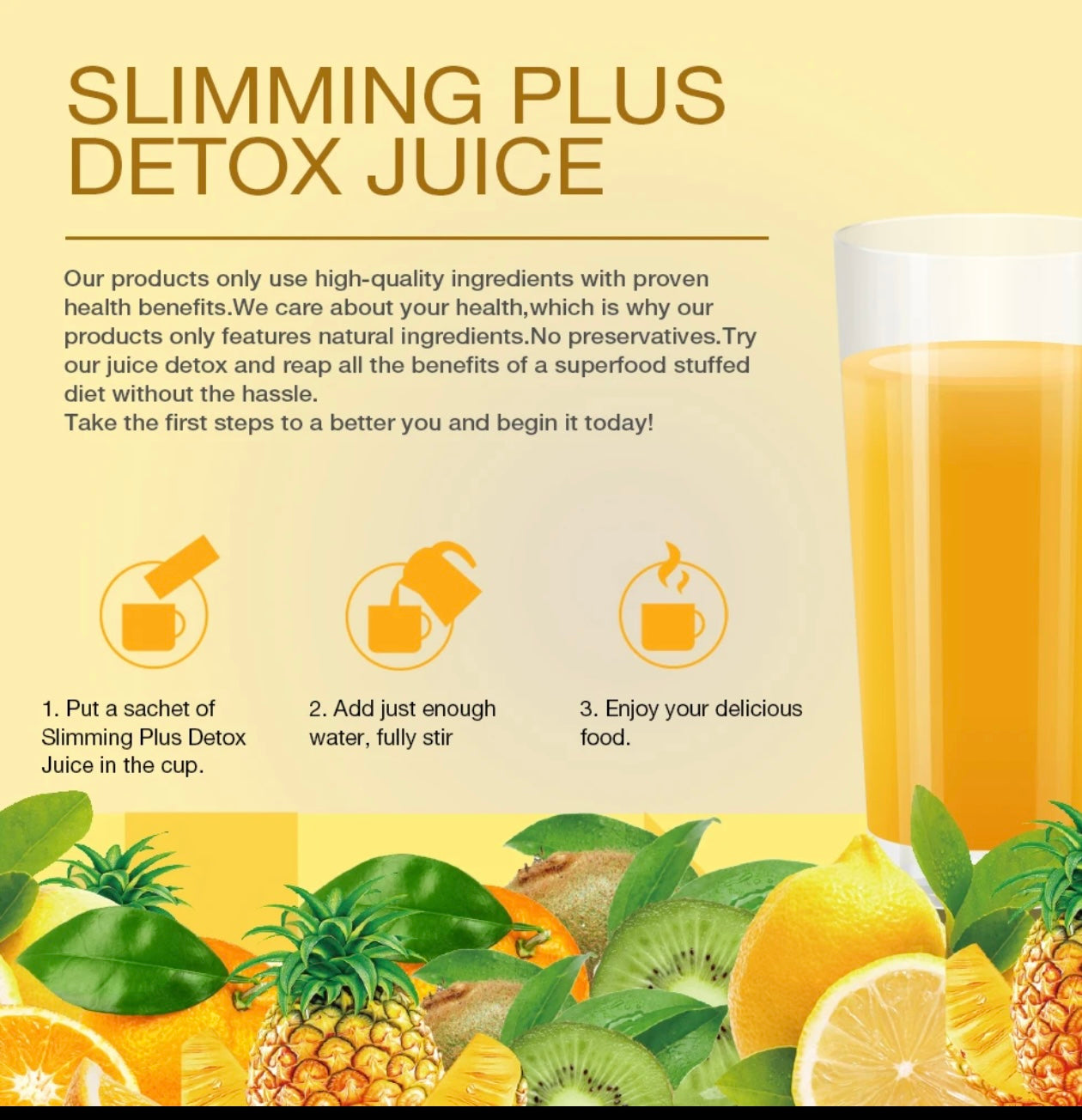 Slim juice detox